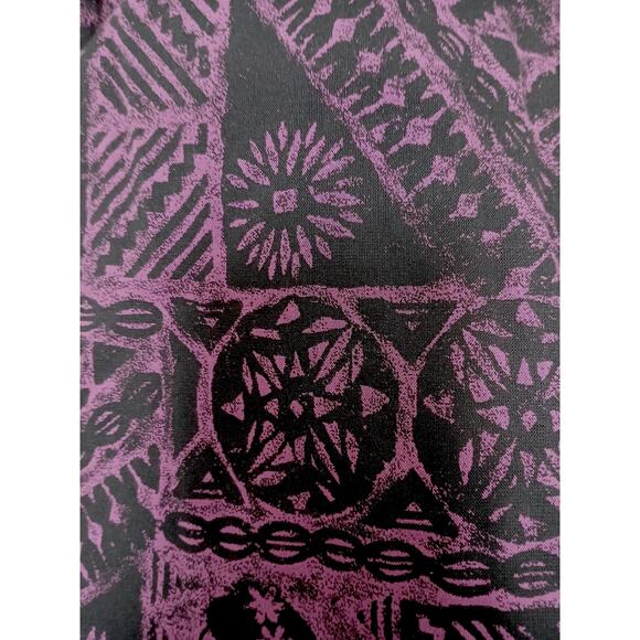 Hinano Tahiti Maxi Skirt S Magenta Tropical Western Cowgirl Boho Art Block Print - Picture 4 of 16